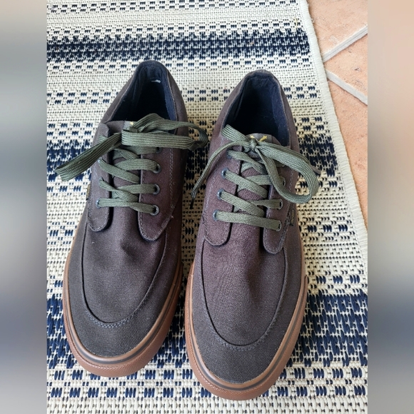 Men's Size 12 Green Canvas Zoo York Shoes - Picture 1 of 6